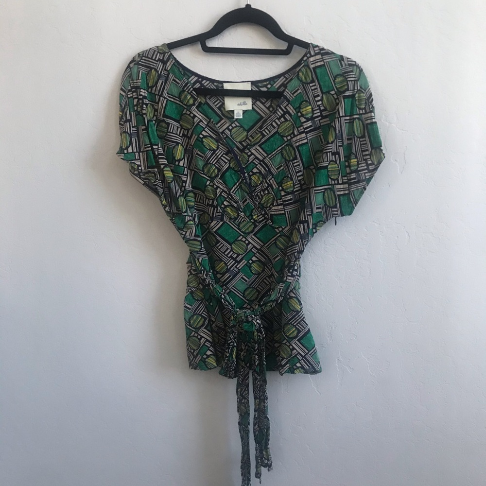 Anthropology Odille wrap top